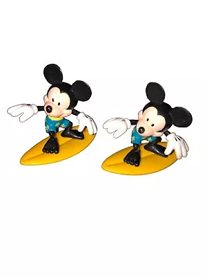 Set Of 2 Surfs Up Mickey Mouse Pvc Figures • $9.97