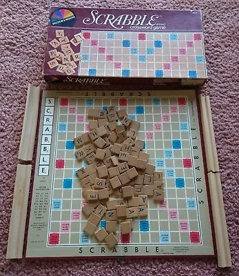 Vintage Scrabble Crossword Game 1983 Selchow & Righter No.17 Good Condition • $9.99