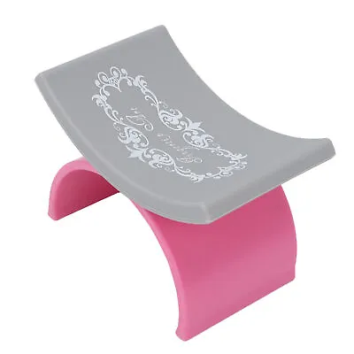 (Rose Pink)Nail Arm Rest Cushion Table Manicure U Shaped Hand Pillow Holder DTS • £8.75