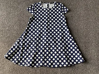 £4 • Buy Stunning Polka Dot Pattern Short Dress - Size 16