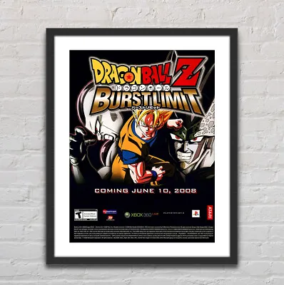 Dragon Ball Z Bust Limit PS3 XBOX 360 Glossy Poster Print 18  X 24  G0245 • $22.98