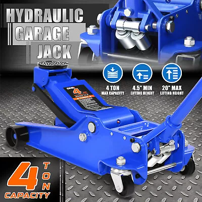 4 Ton Dual Piston Pump Low Profile Hydraulic Trolley Service / Floor Jack Blue • $209.99