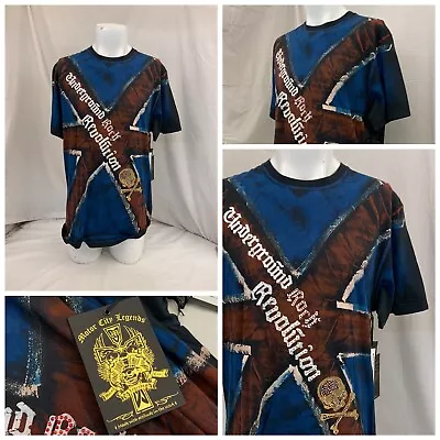 Motor City Legends T Shirt XL Multicolor Short Sleeve Cotton NWT YGI O2-119 • $24.99