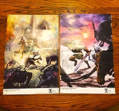 Legend Of Zelda - Twilight Princess And Phantom Hourglass Posters From NP Mag. • $4