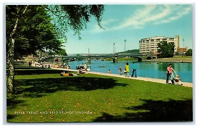 £2.25 • Buy Postcard River Trent And Bridge Nottingham
