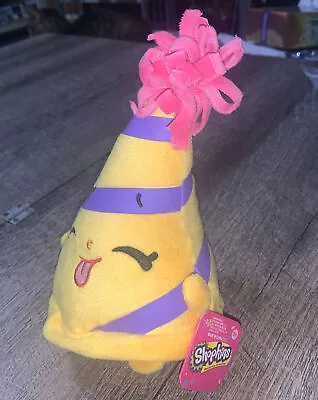 Shopkins Marty Party Hat Plush 7   Plush With Tags New  Clean Smoke Free • $11.99