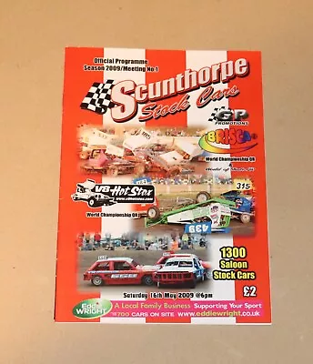 2009 First Ever Scunthorpe (Eddie Wright) Brisca F2 Stock Car Programme 16 May • £1.45