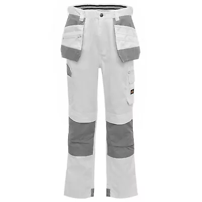 £16 • Buy Site Hound Holster Work Trousers W40 L32 White Painters