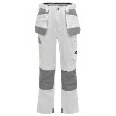 £16 • Buy Site Hound Holster Work Trousers W40 L32 White Painters
