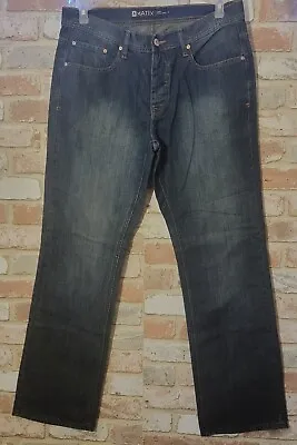 Matix Jeans Men's 33x32 Blue Dark Wash Miner Classic Straight Leg Jeans • $22.99