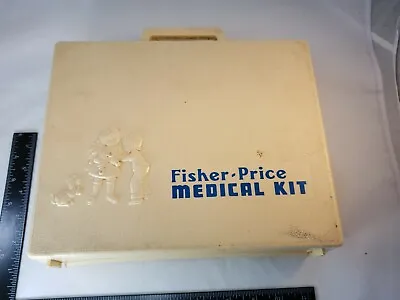 Vintage 1977 Fisher Price Medical Kit #936 Doctor Nurse Kit In Case Incomplete • $17.06