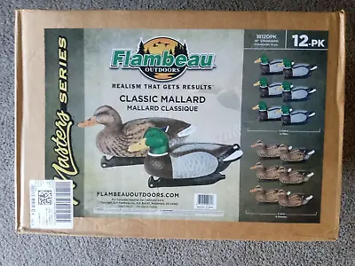 12 Pack Outdoors 1812DPK Masters Series Mallard Decoys Classic Floaters • $72