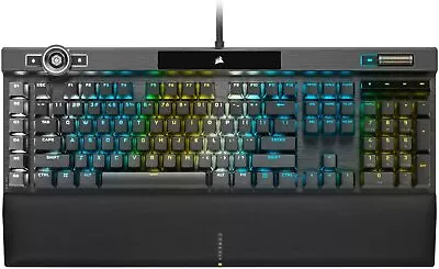 Corsair K100 CH-912A014 RGB Optical Mechanical Gaming Keyboard - CHERRY MX SPEED • $139.95