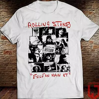 The Rolling Stones Exile On Main St Mick Jagger Keith Richards Rocks Off Shirt • $20.99