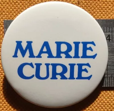 Vintage Pin Badge Marie Curie • £2.75