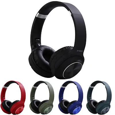 £11.99 • Buy NEW Wireless Bluetooth Headphones Over-Ear Noise Cancelling All Devices UK
