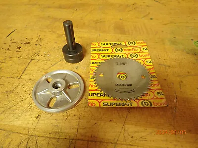 Vintage Unimat Metal Lathe 12mm Mount Faceplate And Other Pieces • $24.95