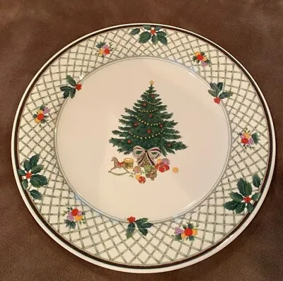 Mikasa Heritage Cabob Christmas Story Round Plate Platter 12 1/2 Inch • $45