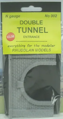 New No.2 N Gauge Double Tunnel Entrance Unpainted.   Suit Hornby  • £3.50