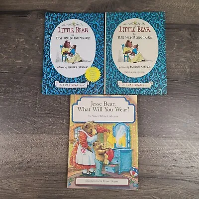 Lot Of 3 Else Holmelund Minarik Vintage Books Little Bear And Jesse Bear • $6.71