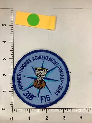 $9.99 • Buy Usaf 318th Fighter Interceptor Achievement Award 84 Squadron Patch