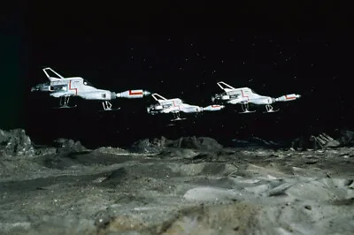 Ufo Three Interceptors Above Moon Base Gerry Anderson Tv Show 24X18 Poster • $24.99