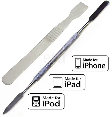 2 IN 1 Apple IPod IPhone IPad PROFESSIONAL Metal SPUDGER Opening Repair Tools  • £2.79