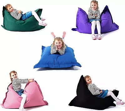 Kids Bean Bag Garden Indoor/Outdoor Beanbag Childrens Waterproof Chair Cushion • £26.95