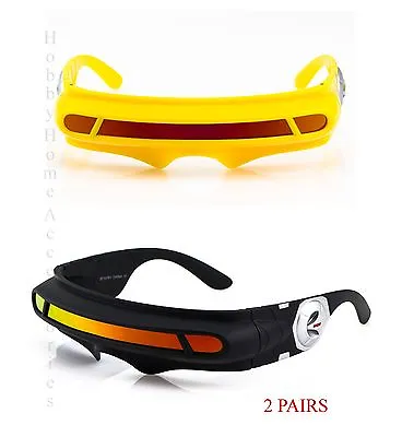 Space Robot Alien Party Costume Cyclops Futuristic Wrap Robot Sunglasses Robocop • $18.95