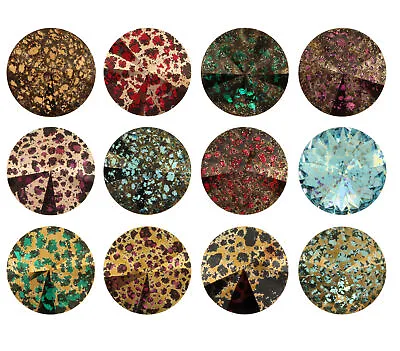 Superior PRIMERO 1122 Rivoli Round Stones Crystals * NEW Patina Effects • $4.52