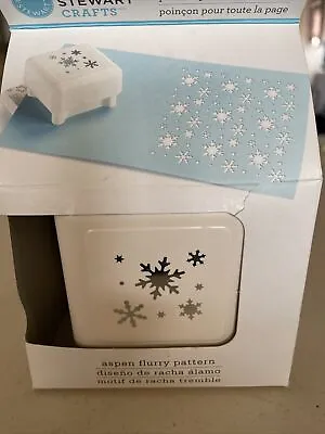 Martha Stewart Magnetic Paper Punch Aspen Flurry All Over The Page Snowflakes • $23.80