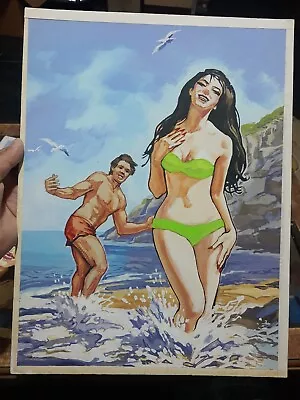 VTGpassionate Hearts- #99 MEXICAN COMICCOVER ART BY ANGEL RODRIGUEZ Q. - HTF - • $199.99