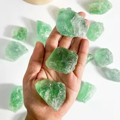 Raw Rough Green Fluorite Crystal Stone Large Chunks Healing Mineral Rocks Gifts • $7.99