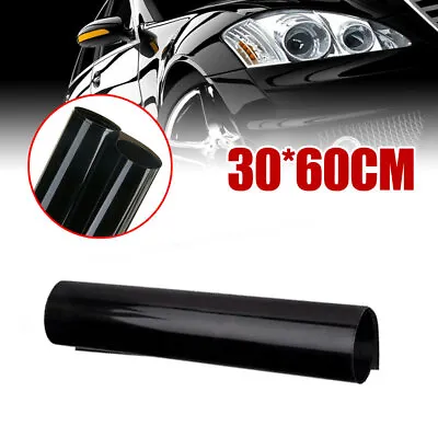 12 X 24  Smoke Fog LED Light Headlight Taillight Tint Film Sheet Sticker Cover • £4.70