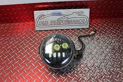 $129.95 • Buy 2006 Harley V-rod Vrscr Street Rod Head Light Headlight W Led Light Vr21