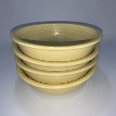 Vintage Homer Laughlin China Fiesta 4 Pc Bowl Set Yellow • $24.99