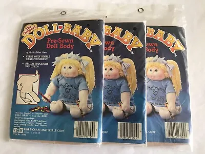 Lot Of 3 The Original Doll Baby Pre-Sewn Doll Body Martha Nelson Thomas SEALED • $29.99