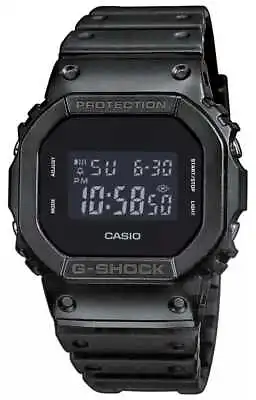 Casio Men's G-Shock Black-out Dial Resin Band DW-5600BB-1ER Watch - 5% OFF! • £95