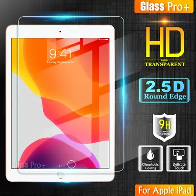 For IPad 10th 9th 8th 7th 6th 5th Gen Air 1 3 5 Tempered Glass Screen Protector • $10.99