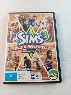 The Sims 3  World Adventures  Expansion Pack  Pc Dvd Rom Rated M • $8.99