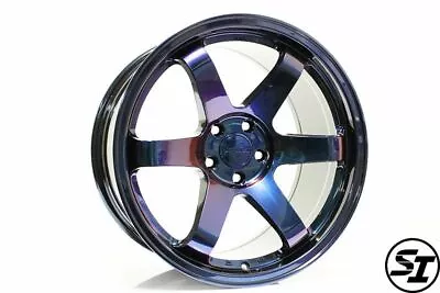 Rota Grid Wheels Chameleon 18x9.5 +20mm 5x114.3 Fit Evo 8 9 X 240sx S14 350z G35 • $1325