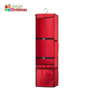Hanging Gift Wrap Organiser Heavy-Duty  Wardrobe Paper Closet Xmas Pocket Box • £11.75