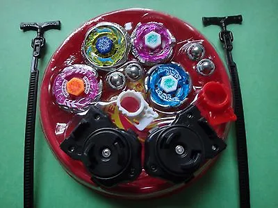 New 4D Lian Fa Clash Tornado Metal Fusion Beyblade Speed Top Set Free Shipping • $12.98