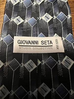 Giovanni Seta Designer Studio Collection Silk Tie • $5