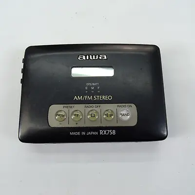AS-IS AIWA RX758 Stereo Radio Cassette Player Made Japan Dolby UNTESTED For Part • $50.50