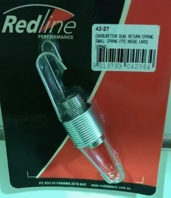 New Redline 42-27 TWIN ACCELERATOR RETURN SPRING KIT • $19.95