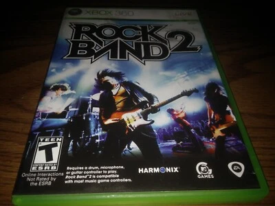 $0.99 • Buy Used NO DISC Microsoft Xbox 360 ROCK BAND 2 Video Game CASE W/FLAW & MANUAL ONLY
