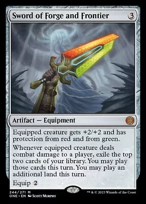 1x Sword Of Forge And Frontier Phyrexia: All Will Be One MtG MasteringtheGame • $8.95