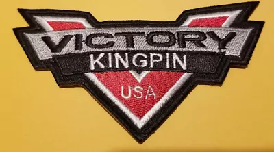 KINGPIN Victory Motorcycles USA Embroidered Patch Approx. 2.5X4.5  • $7.65