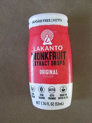 Lakanto Liquid Monkfruit Extract Drops Original - 1.76 Fl Oz • $11